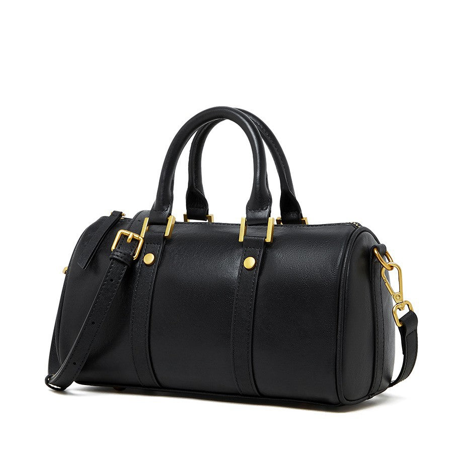 First Layer Cowhide Boston Advanced Retro Crossbody Bags