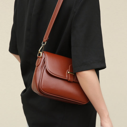 Women's Genuine Leather For Cowhide Advanced Texture Bags