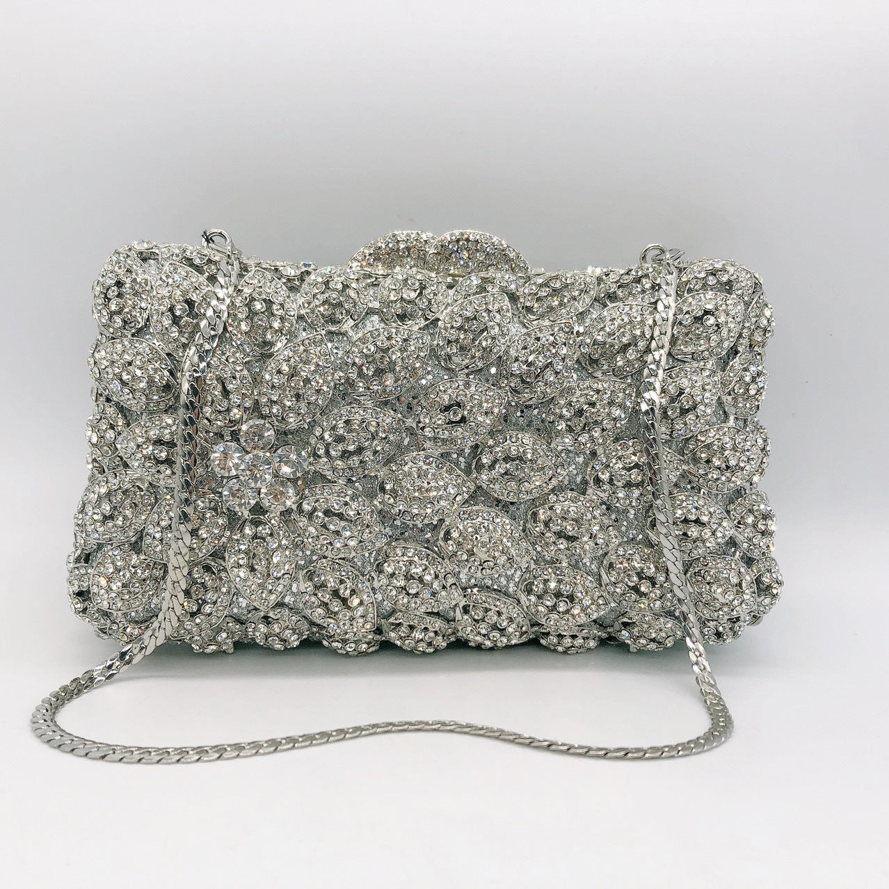 Women's Wei Mermaid Order Diamond Hollow Rhinestone Evening Bags