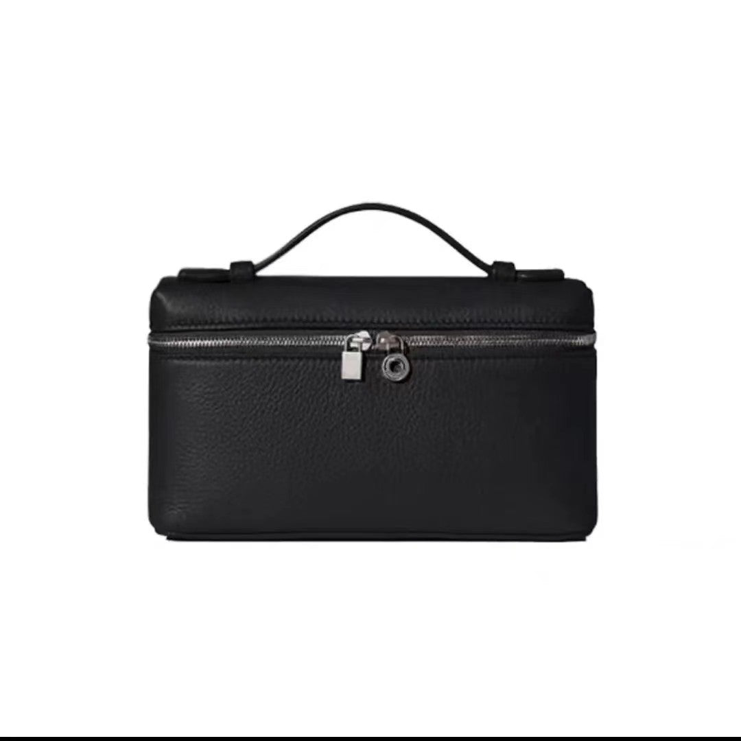 Women's First Layer Cowhide Lunch Box Genuine Shoulder Bags