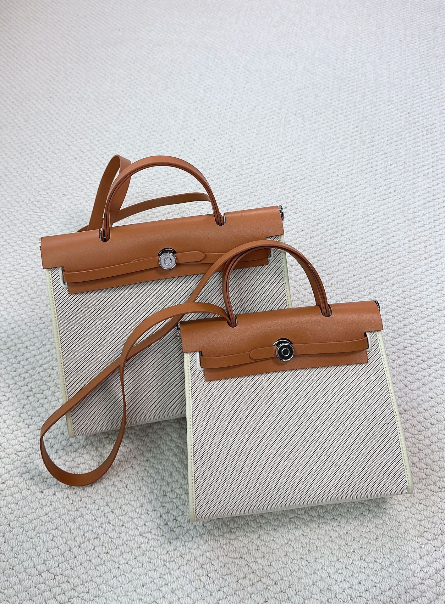 Women's Stitched Cowhide Kelly Color Matching Large Handbags
