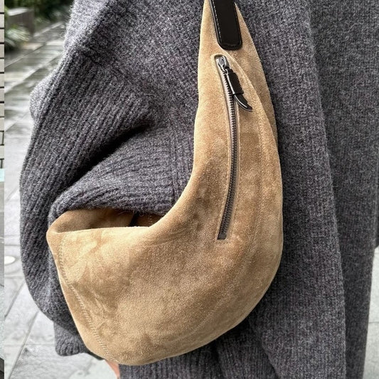 Layer Cowhide Quiver Genuine Leather Vegetable Crossbody Bags