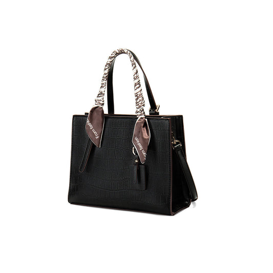 Women's Mexican Fashion Alligator Print Graceful Large Handbags