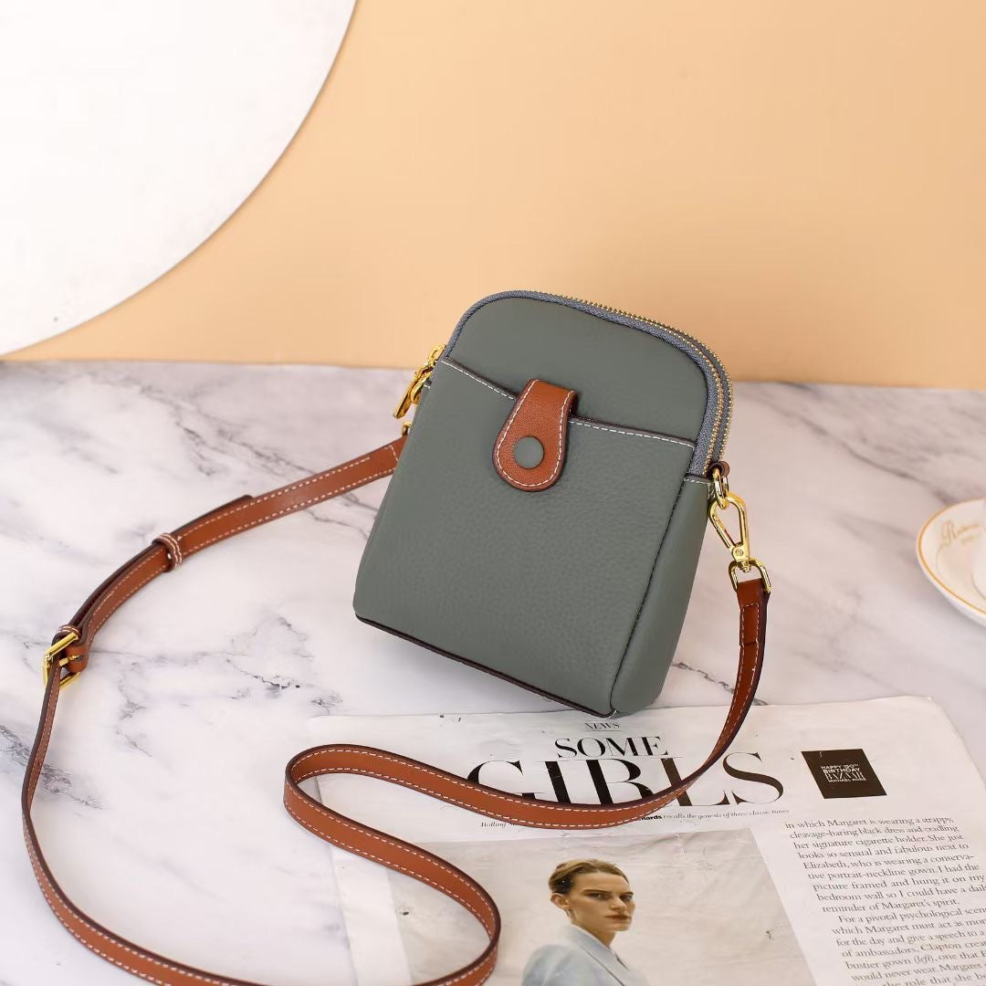 Women's Mini Genuine Leather Fashion First Layer Crossbody Bags
