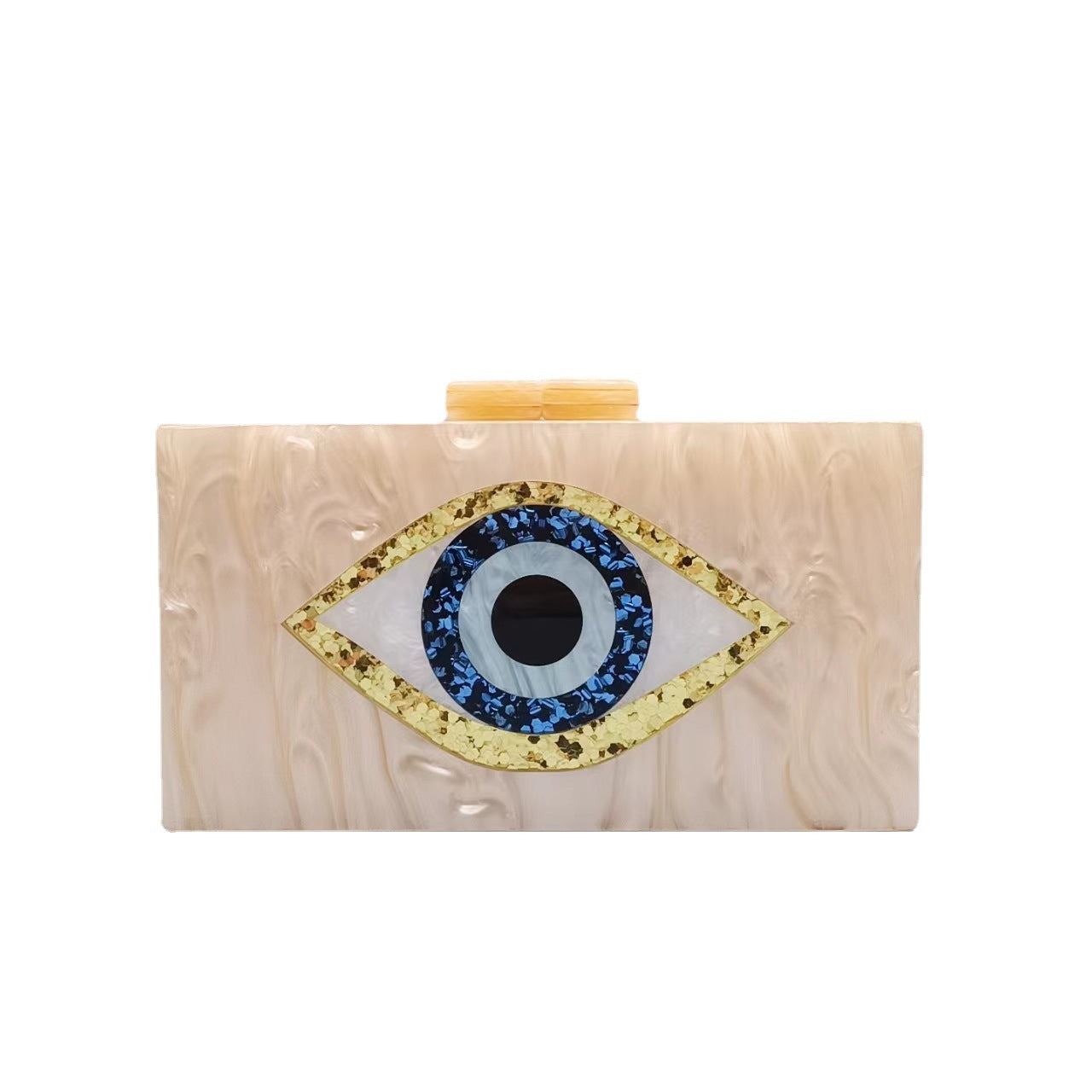 Acrylic Eye Wedding Dinner Clutch Chain Evening Bags