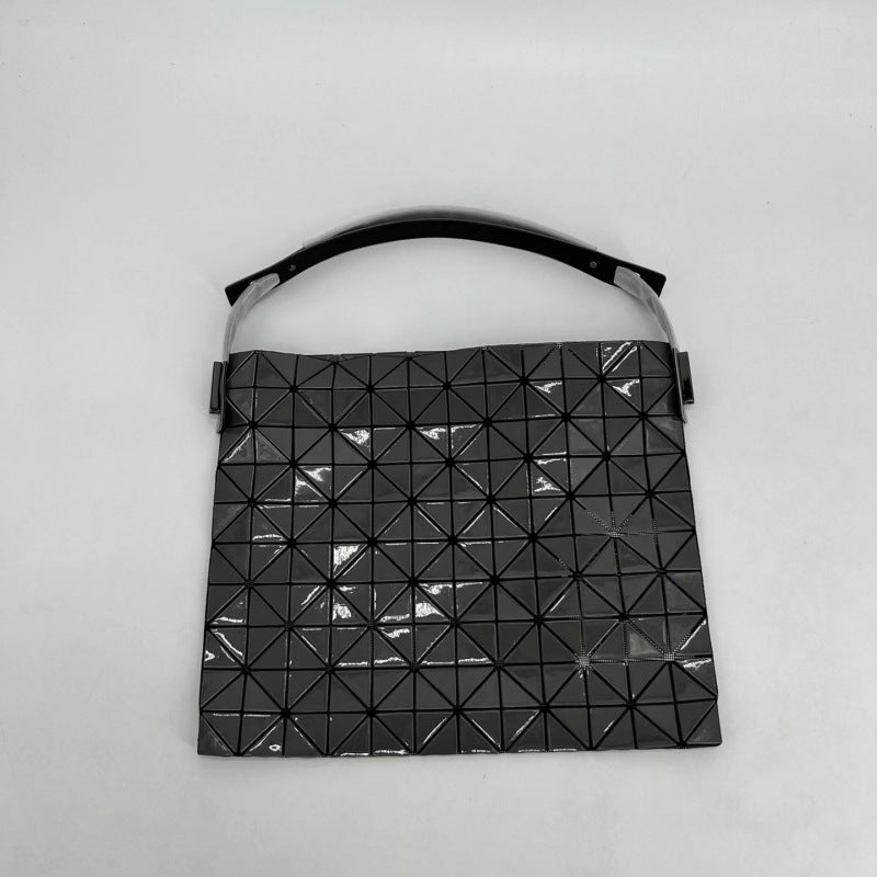 Women's Original Single Geometric Rhombus Baguette Portable Shoulder Bags