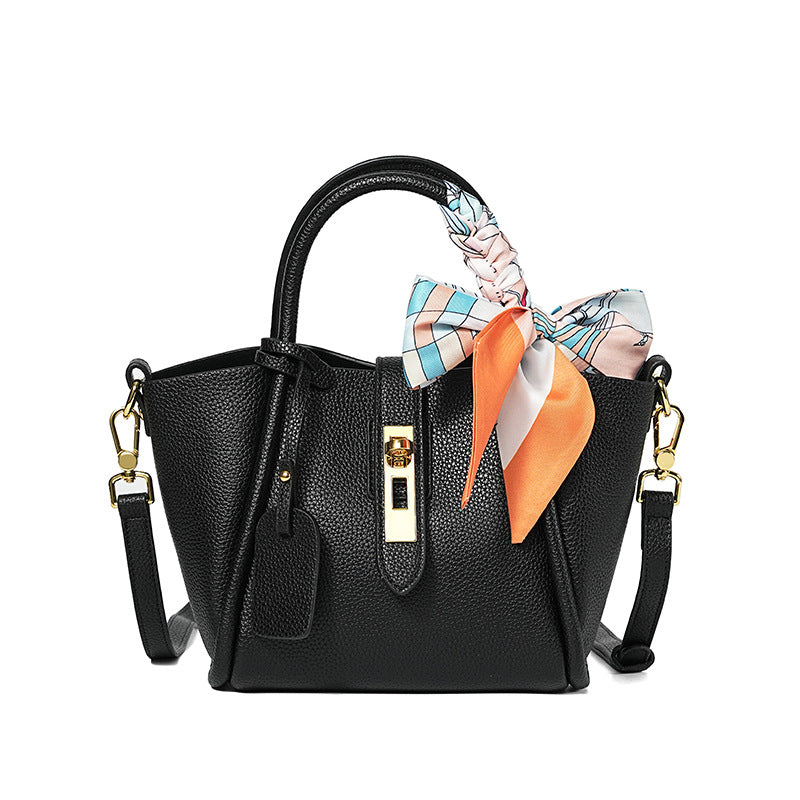 Women's High-grade Cowhide Genuine Leather Vegetable Basket Bags