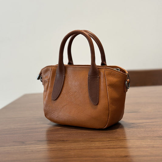 Women's High-grade First Layer Vegetable Tanning Leather Handbags