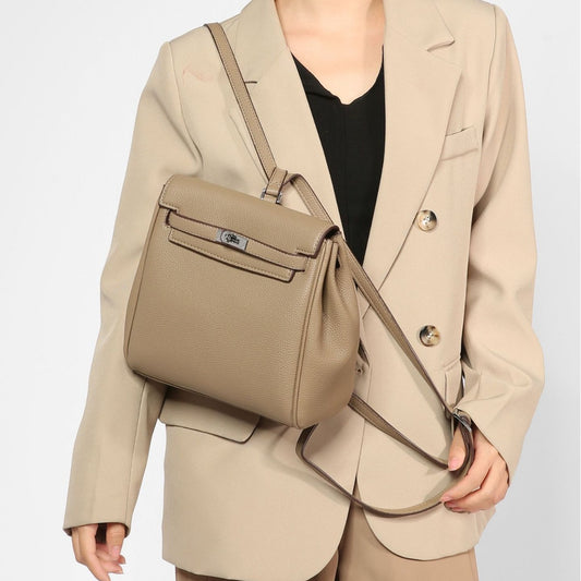 Women's Design Classic Lychee Pattern Kelly Fashionable Backpacks