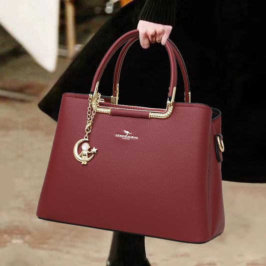 Women's Graceful Mom Soft Leather Fashion Bags