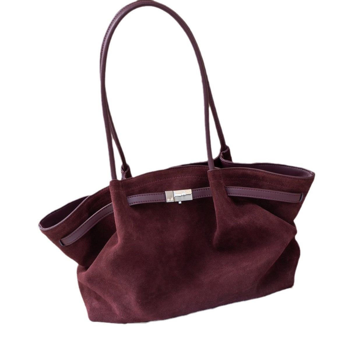 Classy Niche Design Frosted Suede Portable Handbags