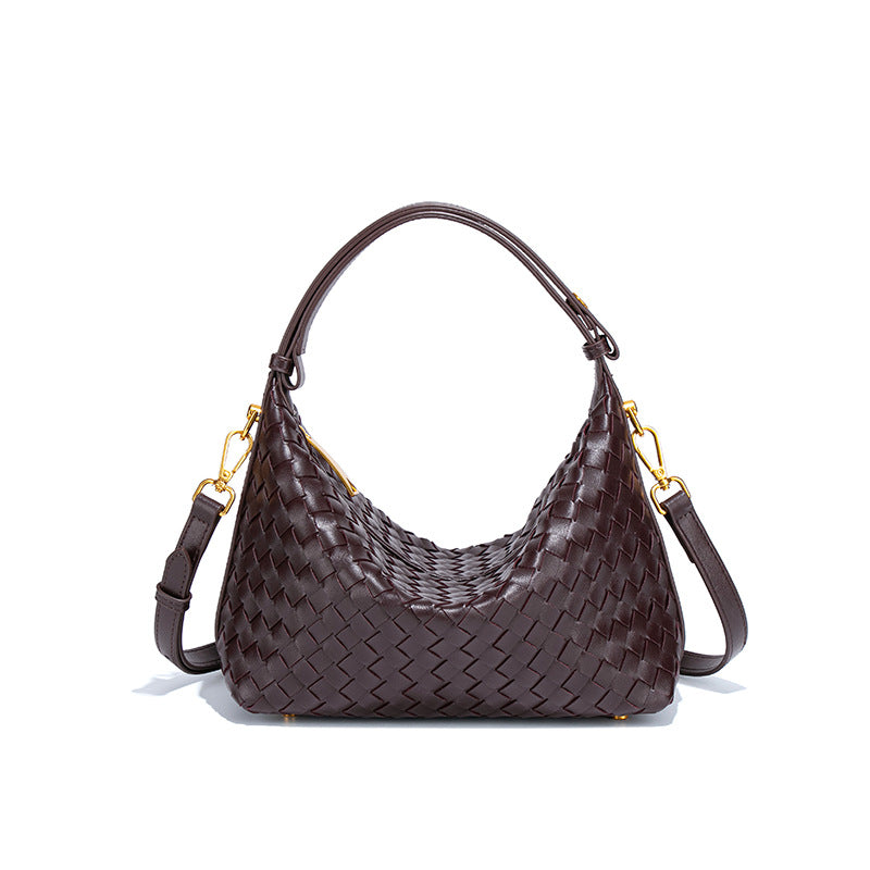 Women's Capacity Lunch Box Fashion Hand-woven Niche Handbags