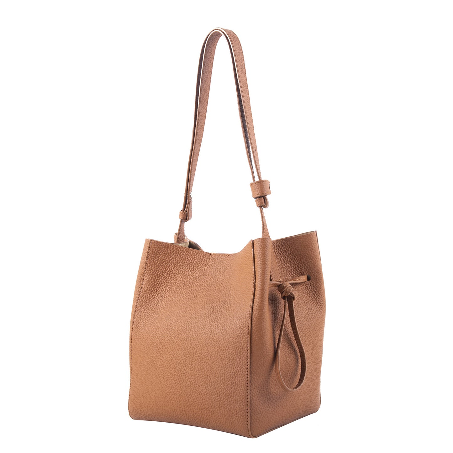 Women's Niche Designer Hand-held Drawstring First Layer Shoulder Bags