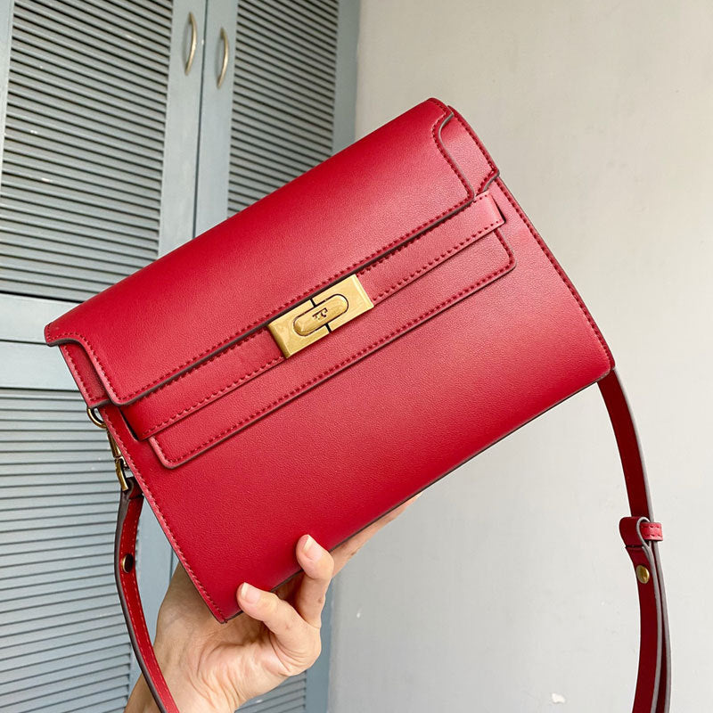 Women's Large Glass Kelly Underarm Leather Bags