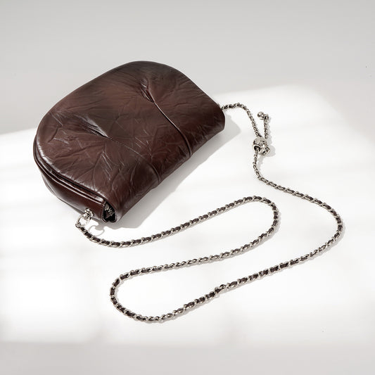 Women's Design Vintage Saddle Fashion Versatile Pleated Bags