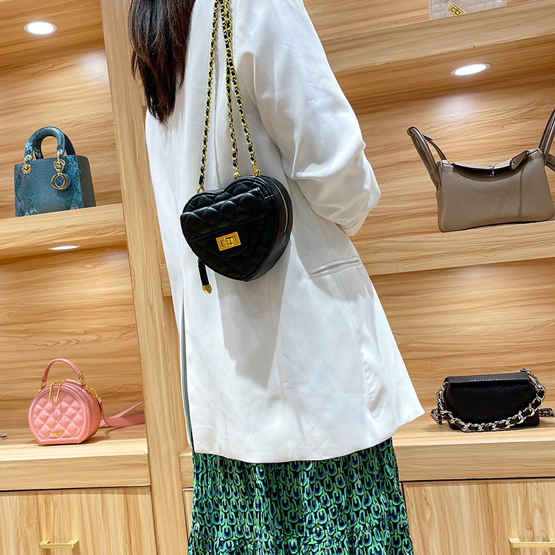 Love Golden Ball Chain Niche Live Crossbody Bags