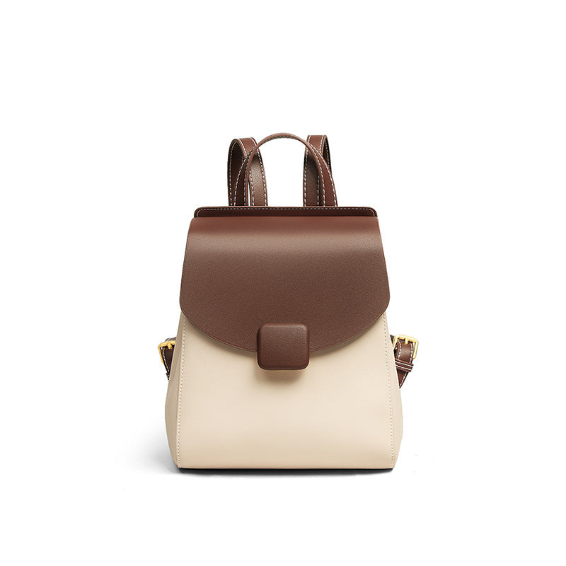 Women's Summer Genuine Leather Large Capacity Commuter Backpacks