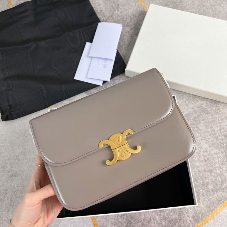 Women's Arc Upgraded Hardware Top Layer Leather Crossbody Bags