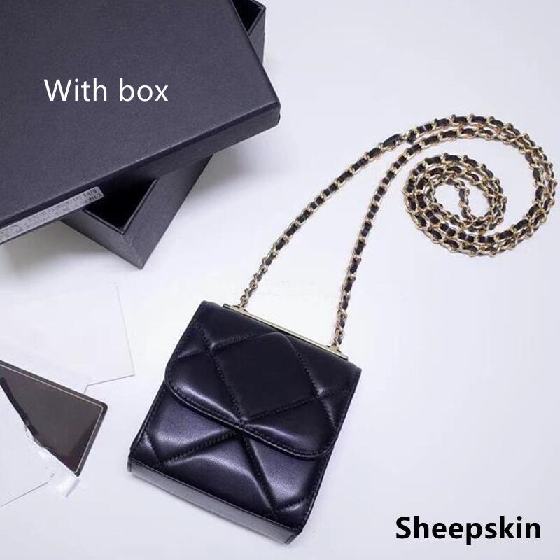 Women's Diamond Style Genuine Leather Mini Portable Crossbody Bags