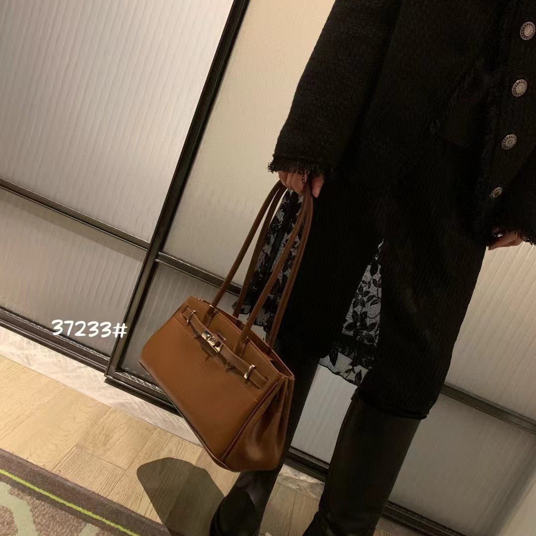 Women's Underarm Long Portable Kelly Leather Crossbody Bags