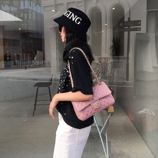 Women's Diamond Chain Underarm High-grade Fashionable Crossbody Bags