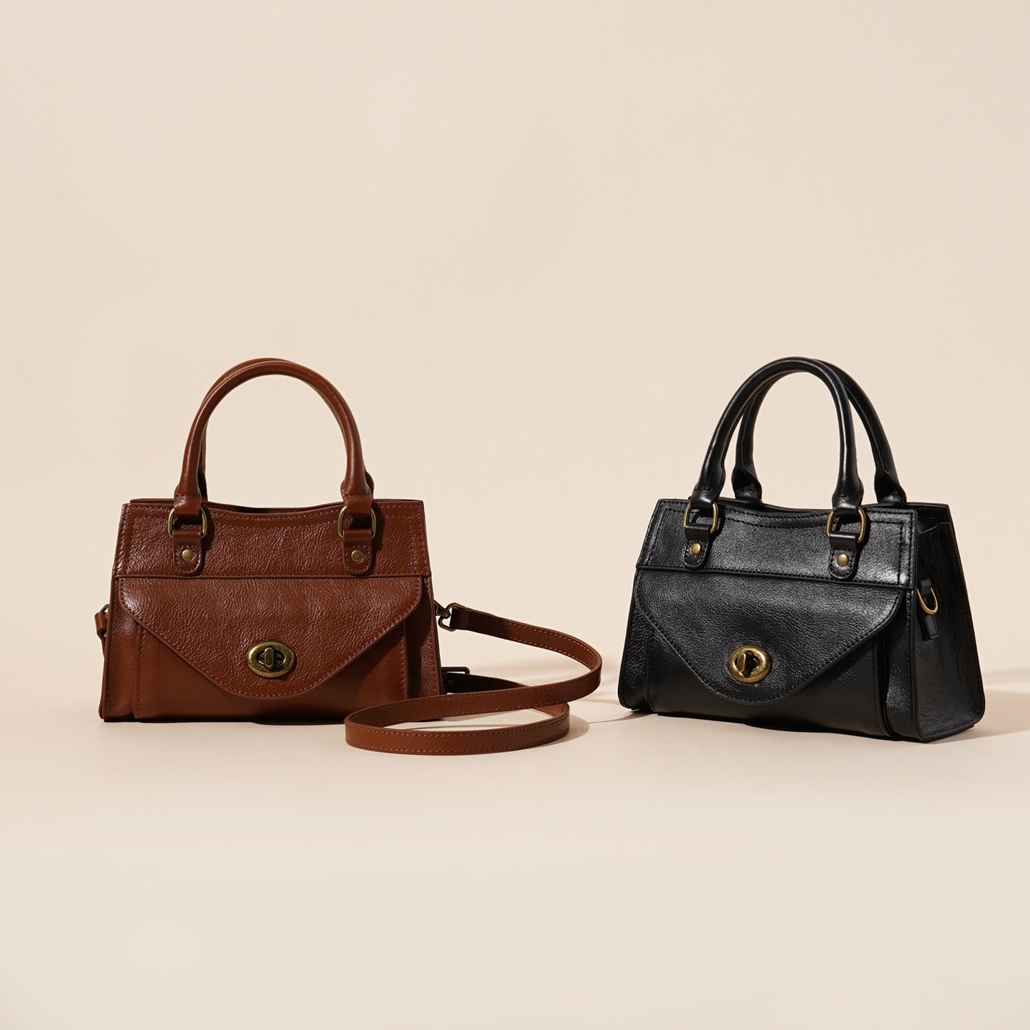 Women's Vintage Leather Cow Popular Fashion Portable Bags
