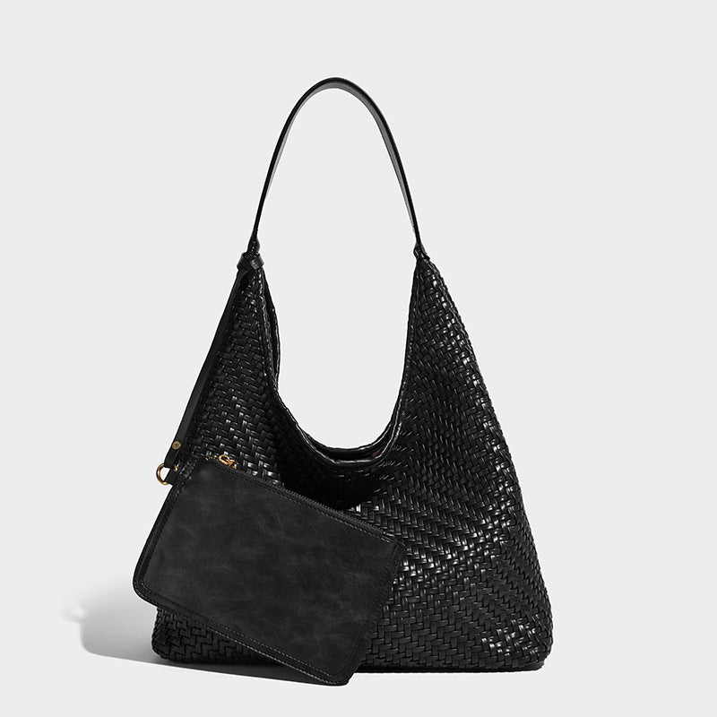 Fashion Portable Niche Woven High-grade Single Shoulder Bags