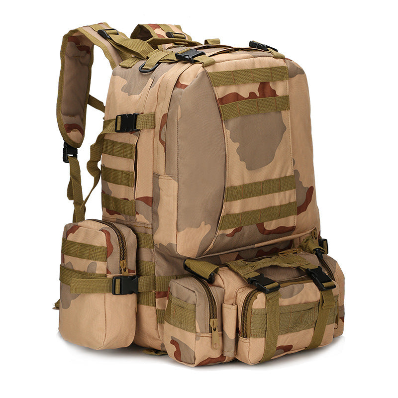 Women's & Men's & Camouflage Camping Large Capacity Combination Mountaineering Backpacks