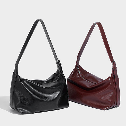 Hot Commuter Soft Leather Portable Motorcycle Shoulder Bags