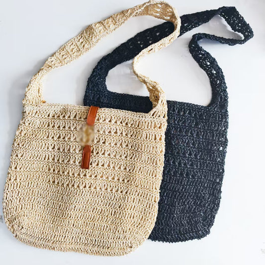 Unique Comfortable Letter Button Knitted Trendy Crossbody Bags