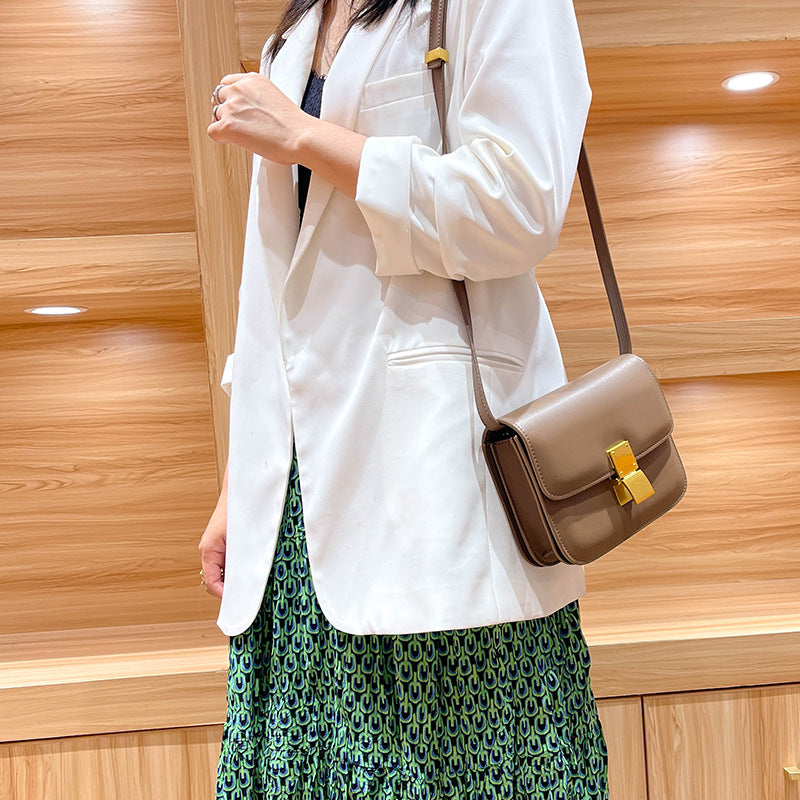 Women's Tofu Fashion Light Luxury High Sense Crossbody Bags