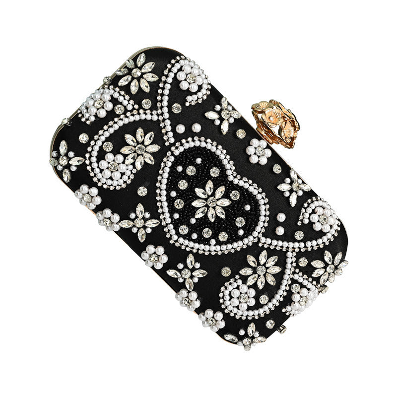 Studded Hand Retro Clutch Fashion Trend Evening Bags