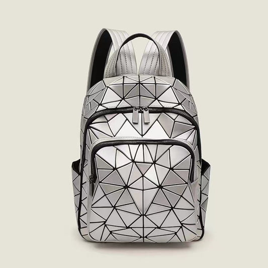Geometric Diamond Fashion Large Capacity Computer Backpacks