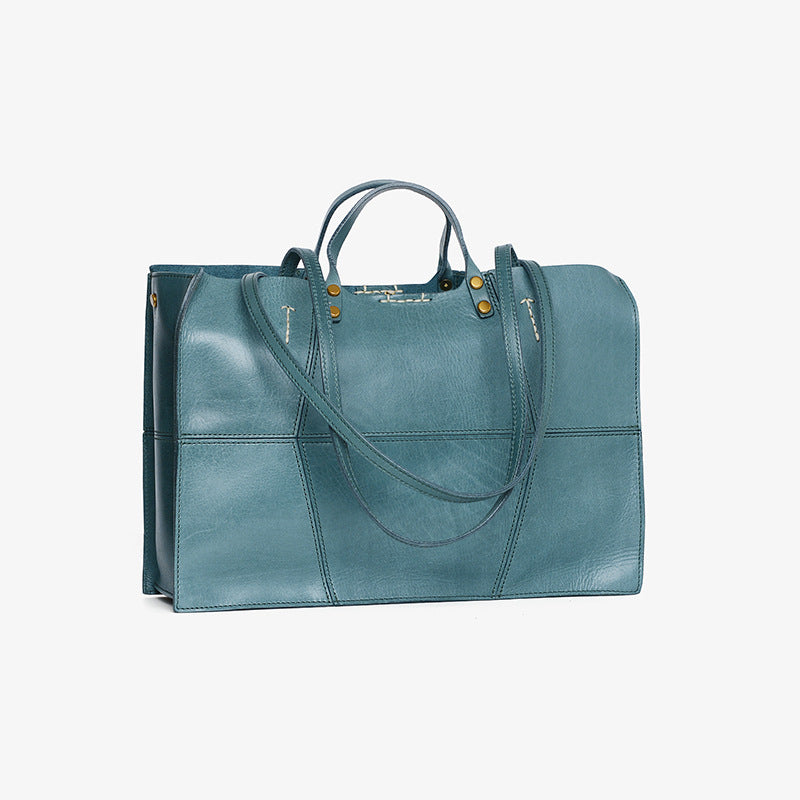 Women's Minority Fashion Genuine Leather Simple Italian Handbags