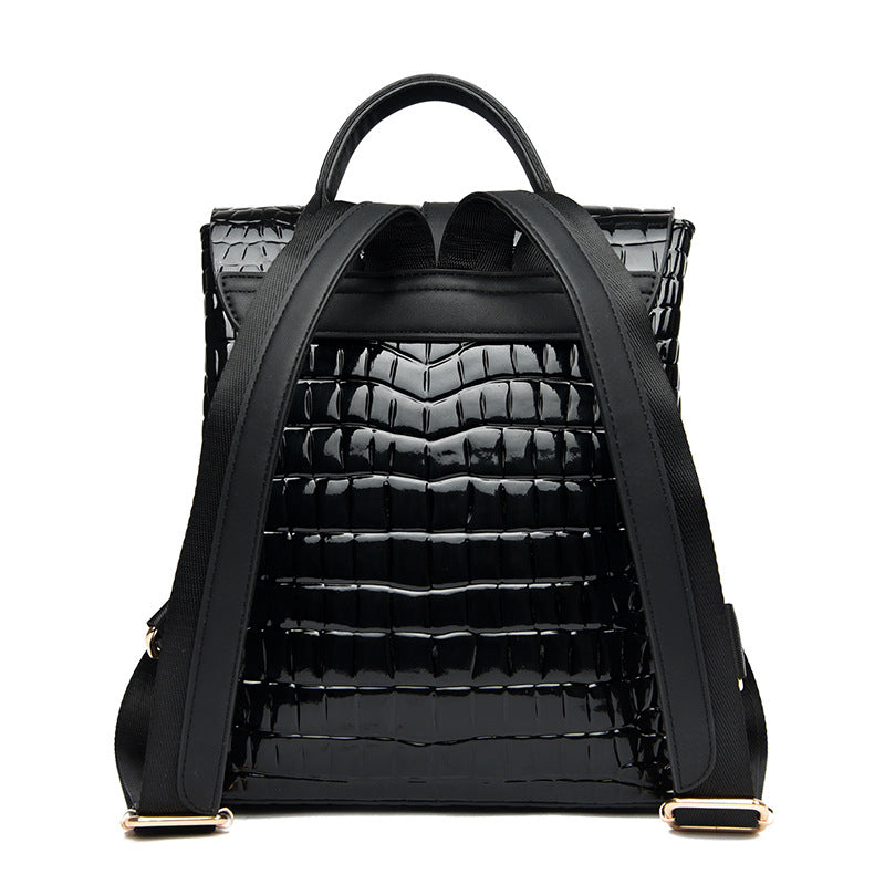 Women's Simple Trendy Patent Leather For Bags