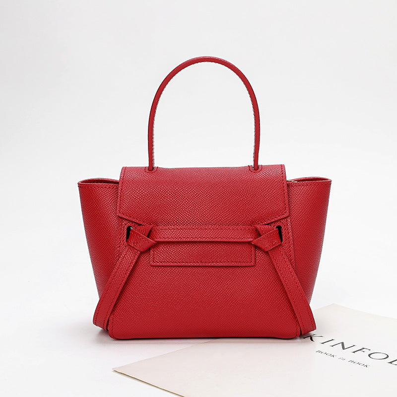 Women's Genuine Leather Catfish Yao Chen Smiling Crossbody Bags
