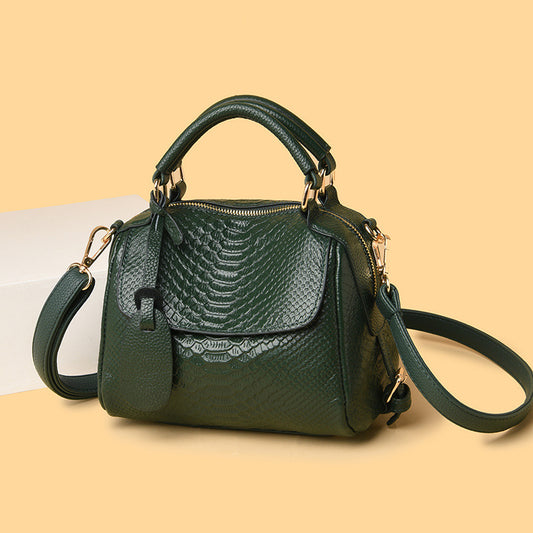 Women's Pattern Large Capacity Mom Retro Solid Handbags