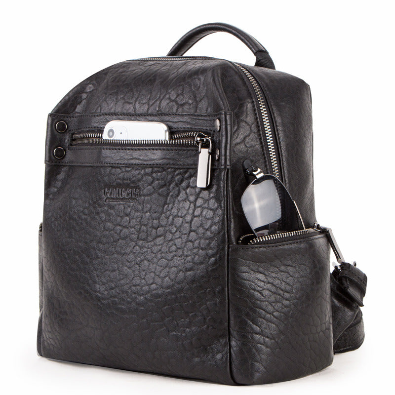 Women's Black Angel Trendy Large Capacity Lightweight Backpacks