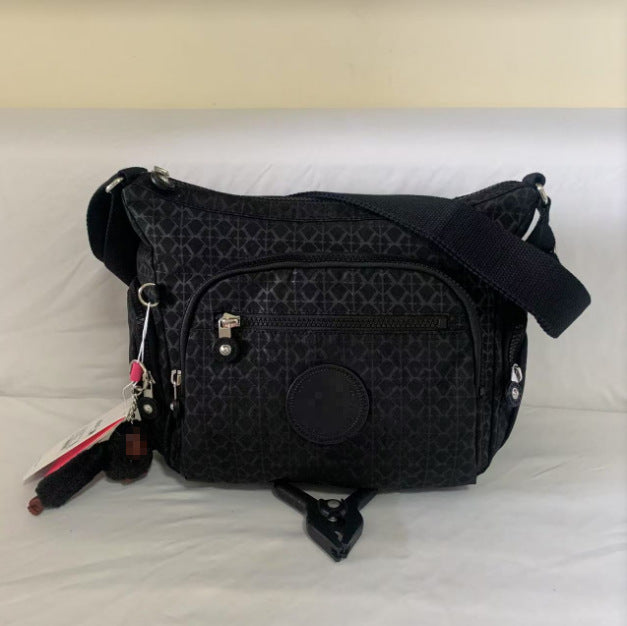 Spring Monkey Mesh Purple Series Nylon Crossbody Bags