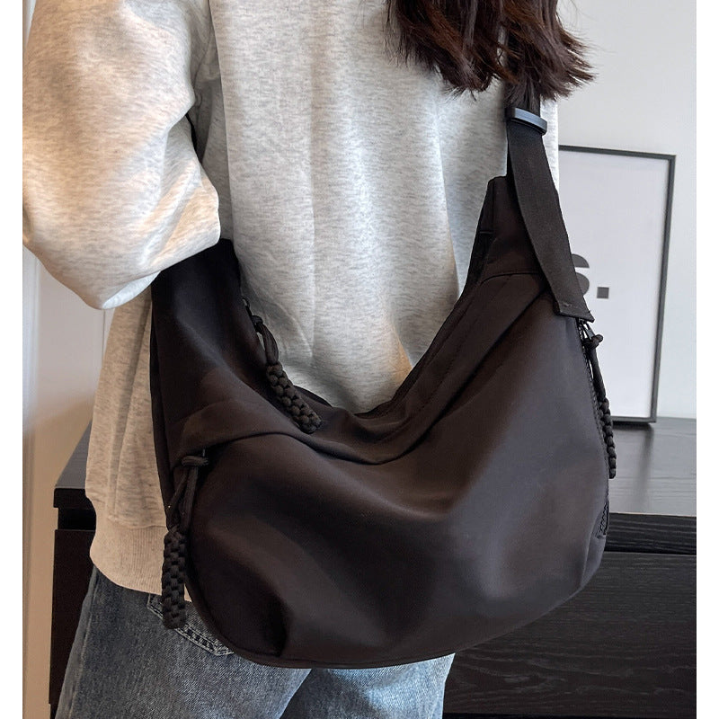 Women's Canvas Commuter Large Capacity Underarm Crossbody Bags