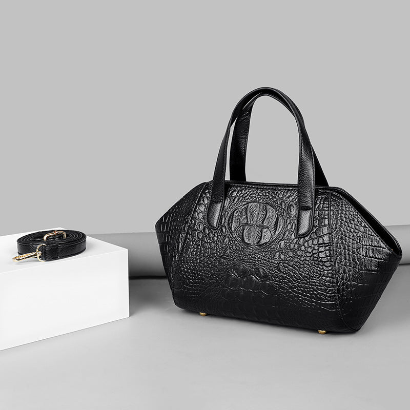 Women's Crocodile Pattern Light Luxury Elegant Mother Handbags