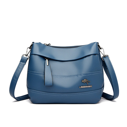 Genuine Leather Mom Trendy Fashion Large Crossbody Bags