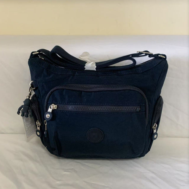 Spring Monkey Mesh Purple Series Nylon Crossbody Bags