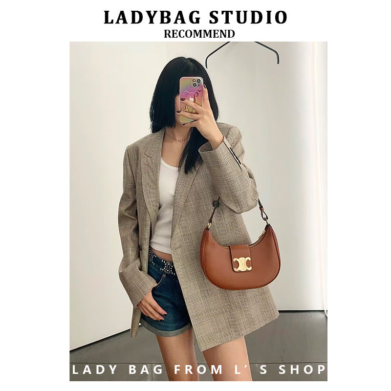 Arc Underarm High-grade Monogram Female Selenodont Handbags