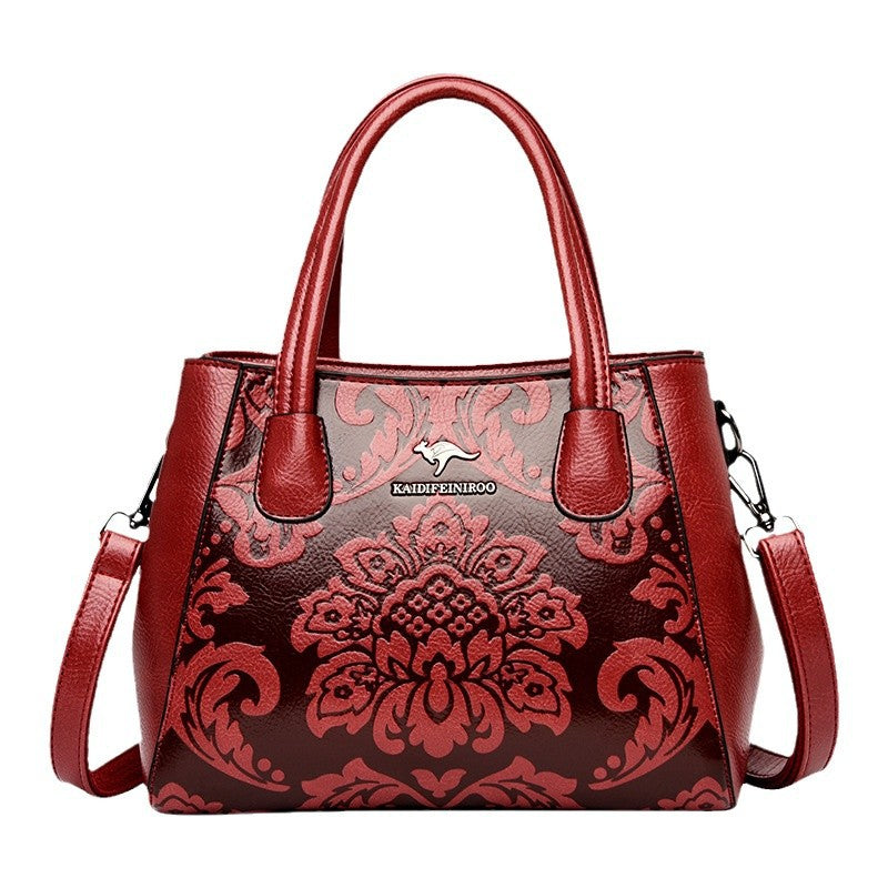 Women's Stylish Popular Chinese Style Embossed Handbags