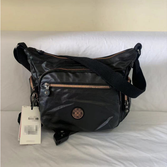 Spring Monkey Mesh Purple Series Nylon Crossbody Bags