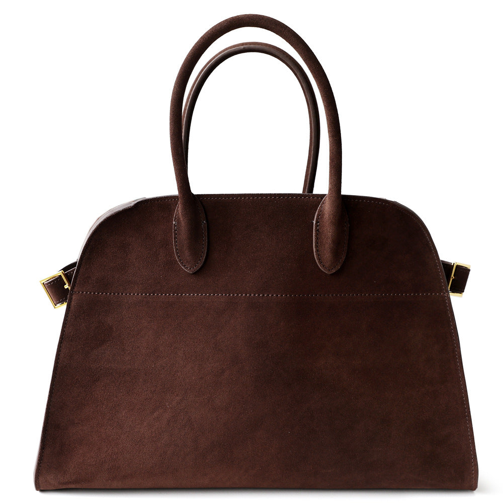 Women's Cowhide Leather Large Capacity Computer Handbags