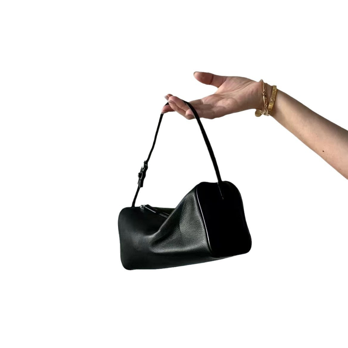 Design Genuine Leather Simple Suede Pen Bags