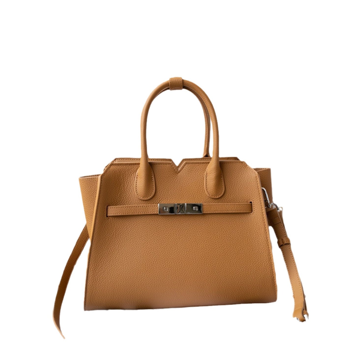 Women's First Layer Cowhide Light Luxury Simple Crossbody Bags