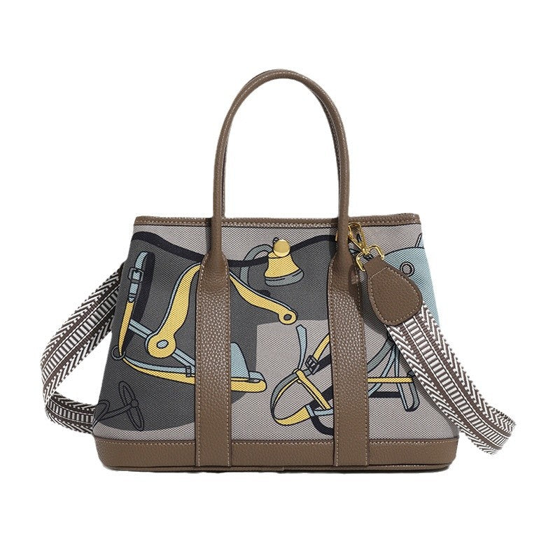 Women's Canvas Classic Painted Iti Large Capacity Bags